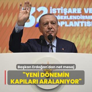 Bakan Erdoan'dan net mesaj: Yeni dnemin kaplar aralanyor