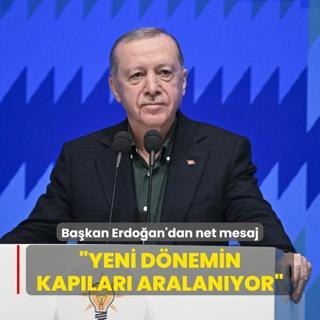 Bakan Erdoan'dan Terrsz Trkiye mesaj: Yeni dnemin kaplar aralanyor
