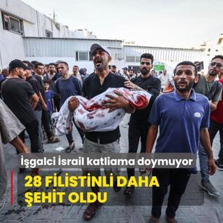 galci srail katliama doymuyor: 28 Filistinli daha ehit oldu