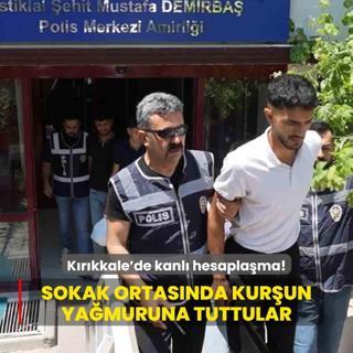 Krkkale'de kanl hesaplama! Sokak ortasnda kurun yamuruna tuttular