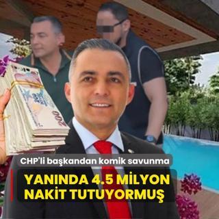 CHP'li bakandan komik savunma! Yannda 4.5 milyon nakit tutuyormu