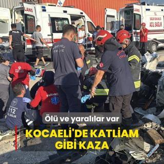 Kocaeli'de katliam gibi kaza... l ve yarallar var