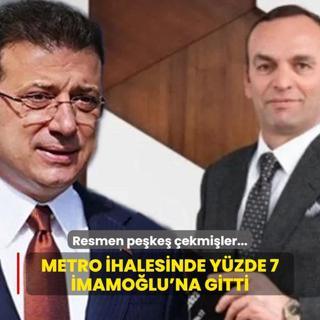 Resmen peke ekmiler: Metro ihalesinde yzde 7 mamolu'na gitti