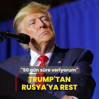 Trump'tan Rusya'ya rest: Anlama olmazsa sert yaptrm uygularz