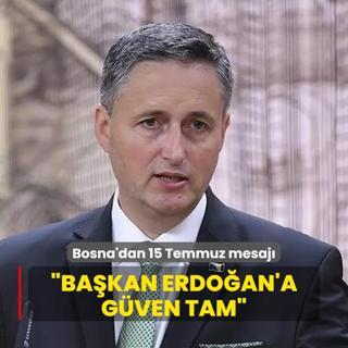 Bosna'dan 15 Temmuz mesaj: Trk milleti Erdoan'a gvenini gsterdi