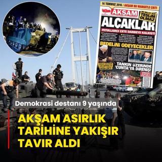 Demokrasi destan 9 yanda! AKAM asrlk tarihine yakr tavr ald