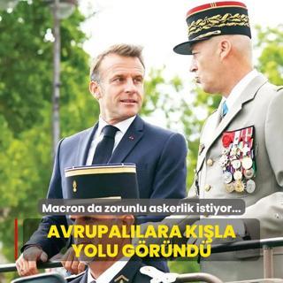 Macron da zorunlu askerlik istiyor