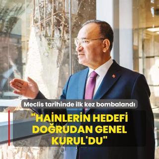 Meclis tarihinde ilk kez bombaland! Hainlerin hedefi dorudan Genel Kurul'du