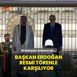 Al Nahyan Ankara'da... Bakan Erdoan resmi trenle karlyor