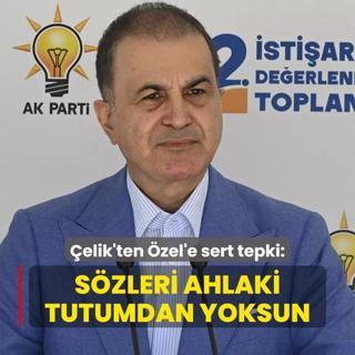 elik'ten zel'e sert tepki: Szleri ahlaki tutumdan yoksun