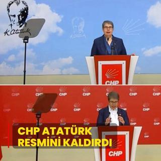 CHP Atatrk resmini kaldrd