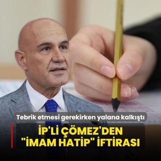 P'li mez'den imam hatip iftiras! Tebrik etmesi gerekirken yalana kalkt