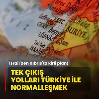 srail'den Kbrs'ta kirli plan! Tek k yollar Trkiye ile normallemek