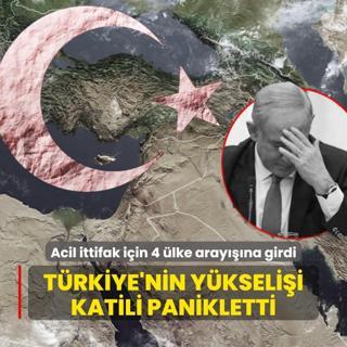 Trkiye'nin ykselii srail'i panikletti: Acil ittifak iin 4 lke arayna girdi