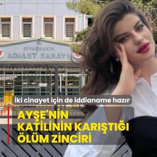 Aye'nin katilinin kart lm zinciri! ki cinayet iin de iddianame hazrland