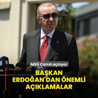 Milli Savunma niversitesi Camii alyor! Bakan Erdoan'dan nemli aklamalar