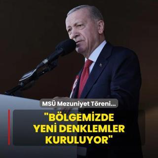 MS Kurmay Subaylar Mezuniyet Treni... Bakan Erdoan: Blgemizde yeni denklemler kuruluyor