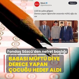 Babas mft diye derece yapan ocuu hedef ald! Fonda Szc'den nefret bal