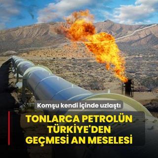 Komu kendi iinde uzlat! Tonlarca petroln Trkiye'den gemesi an meselesi