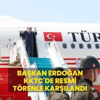 Bakan Erdoan KKTC'de resmi trenle karland