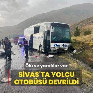 Sivas'ta feci kaza: l ve yarallar var