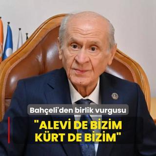 MHP Genel Bakan Baheli'den birlik vurgusu: Alevi de Krt de bizim