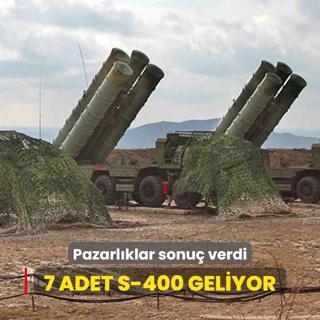 Pazarlklar sonu verdi 7 adet S-400 geliyor