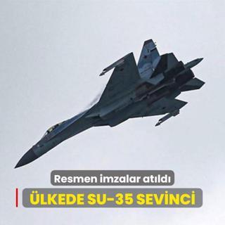 lkede SU-35 sevinci Resmen imzalar atld