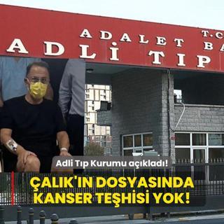 Adli Tp Kurumu aklad! alk'n dosyasnda kanser tehisi yok!