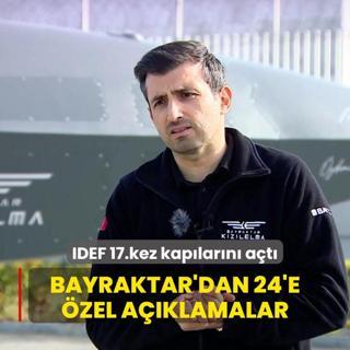 Seluk Bayraktar 24'e zel aklamalarda bulunuyor