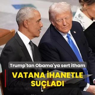 Trump'tan Obama'ya sert itham... Vatana ihanetle sulad