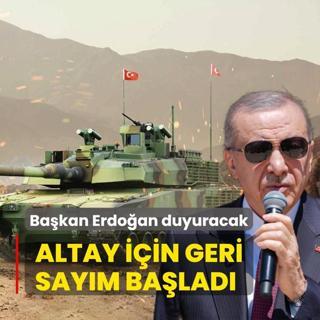 Altay iin geri saym balad... Bakan Erdoan duyuracak