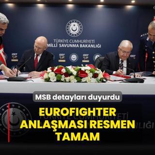 Eurofighter anlamas resmen tamam! MSB detaylar duyurdu