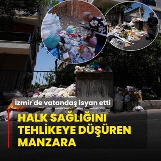 Halk saln tehlikeye atan manzara! zmir'de vatanda isyan etti