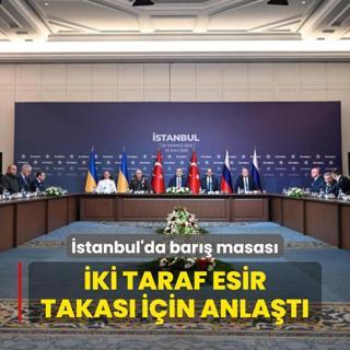 stanbul'da bar masas... ki taraf esir takas iin anlat