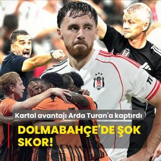 Dolmabahe'de ok skor! Kartal avantaj Arda Turan'a kaptrd