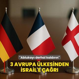 3 Avrupa lkesinden srail'e ar... Ablukay derhal kaldrn