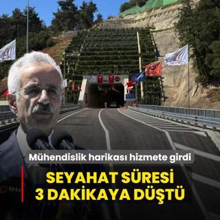 Mhendislik harikas hizmete girdi! Seyahat sresi 3 dakikaya dt