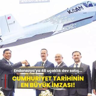 Endonezya'ya 48 uaklk dev sat