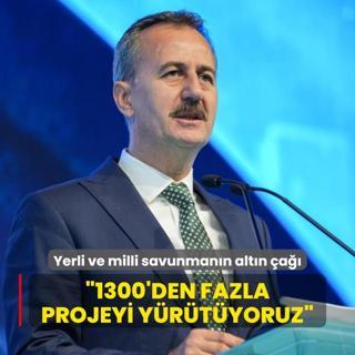 Yerli ve milli savunmann altn a! Haluk Grgn: 1300'den fazla projeyi yrtyoruz
