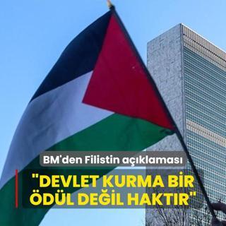 BM'den Filistin aklamas: Devlet kurma bir dl deil haktr