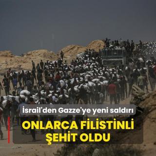 galci srail'den Gazze'ye yeni saldr: Onlarca Filistinli ehit oldu