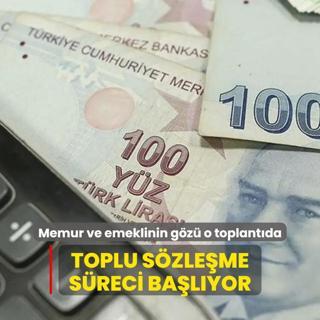 Memur ve memur emeklisinin toplu szleme sreci balyor