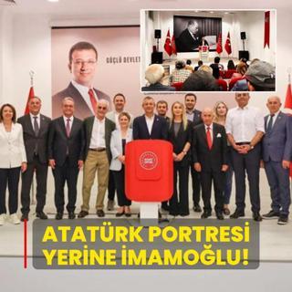 Atatrk portresi yerine mamolu!