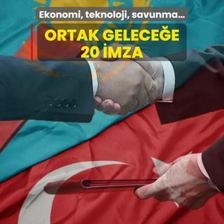 Ekonomi, teknoloji, savunma Trk dnyasnda ortak gelecee 20 imza