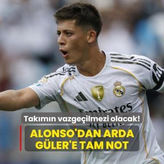 Takmn vazgeilmezi olacak! Alonso'dan Arda Gler'e tam not