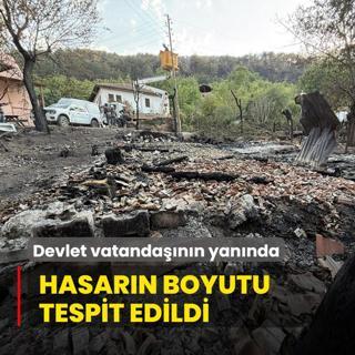 Devlet tm imkanlaryla vatandann yannda! Hasarn boyutu tespit edildi