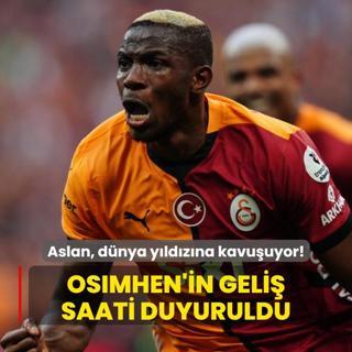 Galatasaray dnya yldzna kavuuyor! Osimhen'in geli saati duyuruldu
