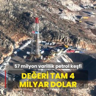 Trkiye'den 57 milyon varillik petrol kefi... Deeri tam 4 milyar dolar