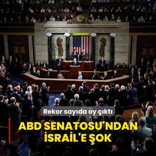 ABD Senatosu'ndan srail'e ok: Rekor sayda oy kt